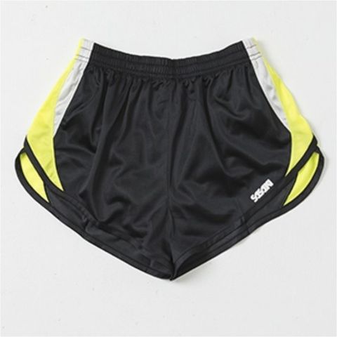《Sasaki》排汗速乾專業田徑短褲(內裡襯褲)(黑/豔黃/白)866067(中性款)