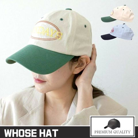 【WHOSE HAT】韓國製 戶外休閒 運動 純棉棒球帽 鴨舌帽 遮陽帽 帽子