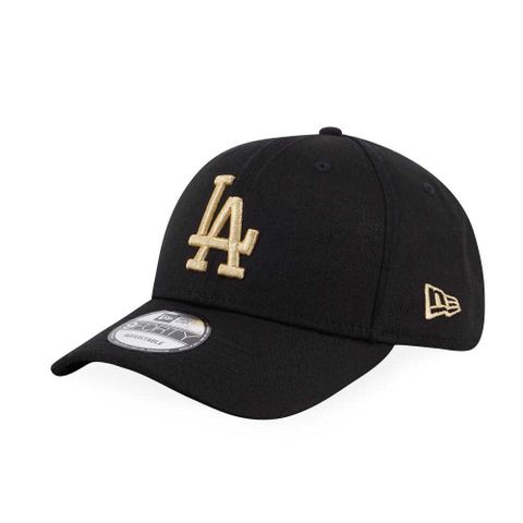 【NEW ERA】940 ESSENTIAL MLB BASIC 洛杉磯道奇 黑/金 休閒帽 男女款 棒球帽-NE12847820