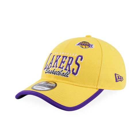 NEW ERA 920 NBA BASKETRY 洛杉磯湖人 黃 休閒帽 男女款 棒球帽-NE14363571