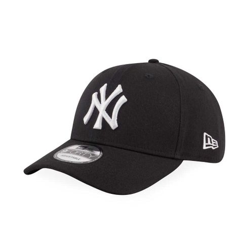 【NEW ERA】940 ESSENTIAL 紐約洋基 黑/白 休閒帽 男女款 棒球帽-NE70609992