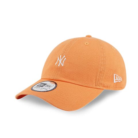 【NEW ERA】CASUAL CLASSIC ESSENTIAL COLOR ERA 紐約洋基 橘 休閒帽 男女款 棒球帽-NE14147985