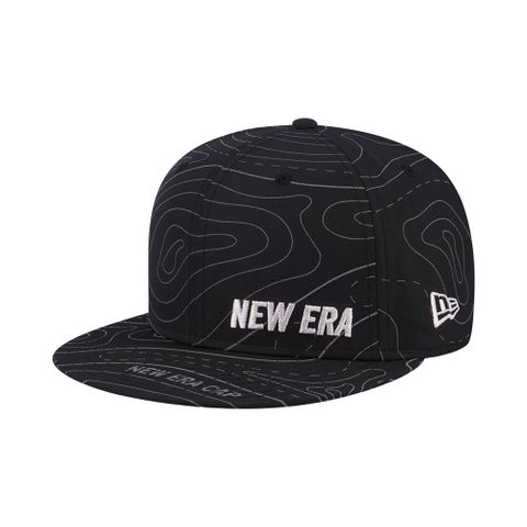 【NEW ERA】950 SYNOPTIC CHART MAP NEW ERA 黑 休閒帽 男女款 棒球帽-NE13773966