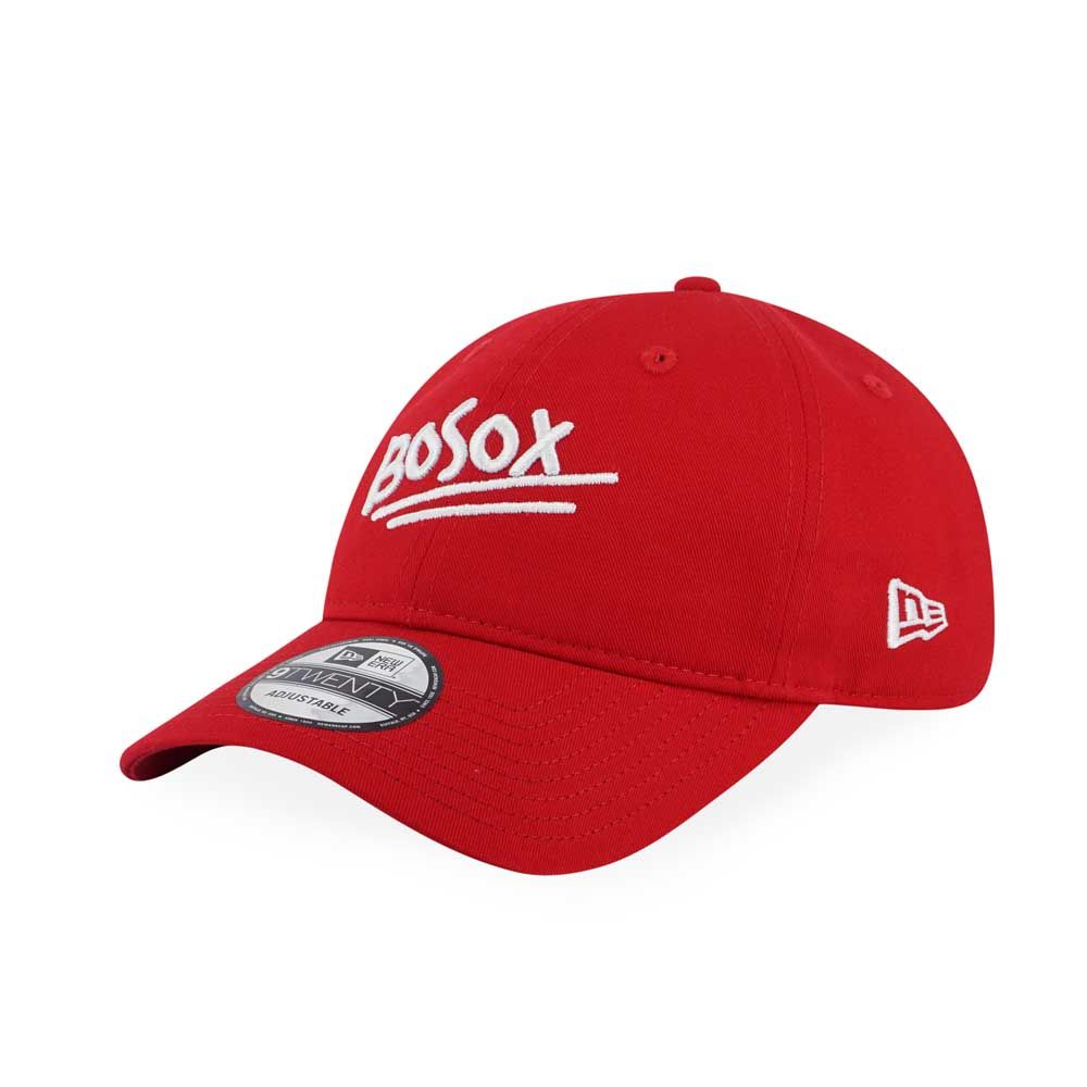 NEW ERA 920 SPEECH BUBBLES 波士頓紅襪 紅 休閒帽 男女款 棒球帽-NE13956998