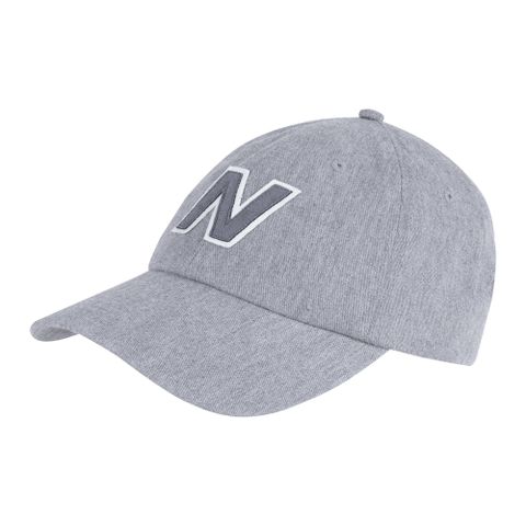【New Balance】Hat 運動帽 男女款 中性 棒球帽 老帽 灰色_LAH21214AG-F