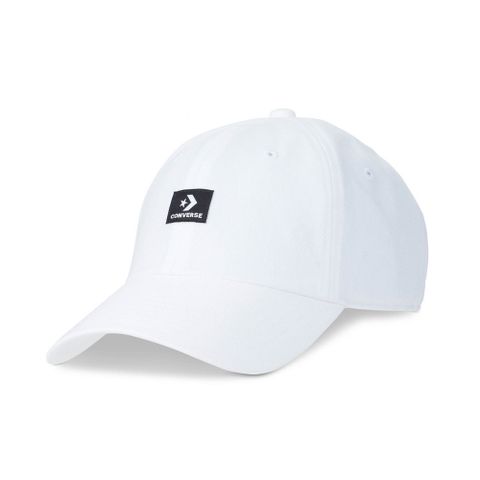 CONVERSE 匡威 DAY ONE SC CAP 休閒帽 棒球帽 男帽 女帽 白色_10027420-A04