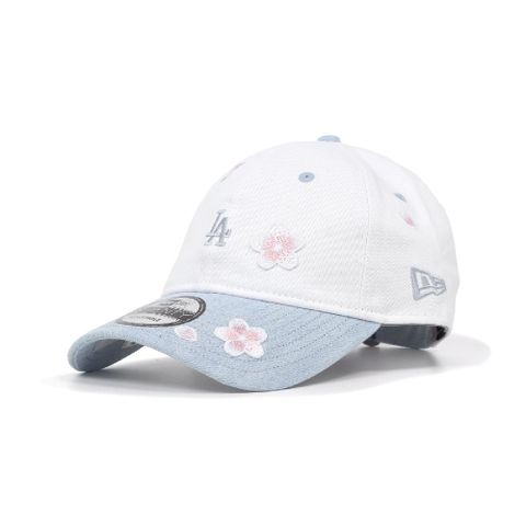 棒球帽 FLORAL Losdod 白藍 920帽型 可調帽圍 洛杉磯道奇 LA 櫻花 老帽 帽子 NE14499848