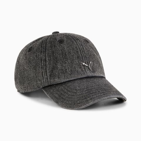 【PUMA】流行系列METAL老爹帽(N) 休閒帽 男女 黑灰色-02596801