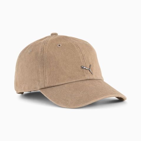 【PUMA】流行系列METAL老爹帽(N) 休閒帽 男女 卡其色-02596803