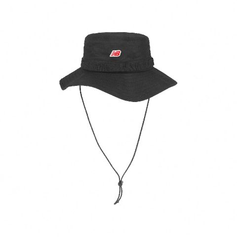 漁夫帽 Bucket Hat 黑 抽繩 戶外 遮陽 帽子 NB LAH51019BK