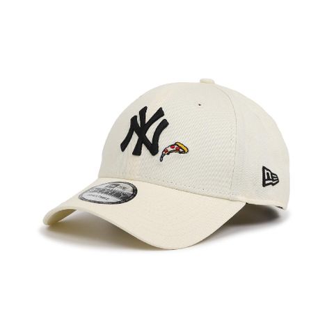 棒球帽 940 MLB Pizza Basic Yankees 紐約洋基 米白 帽子 老帽 NY NE70917406