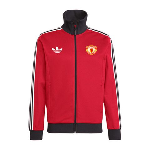 adidas Originals Adidas MUFC OG BB TT IY0055 男 立領外套 運動外套 休閒穿搭 曼聯 紅 灰