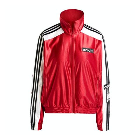 adidas Originals Adidas ABRK TRKTOP IW5587 女 立領外套 運動外套 防風 休閒穿搭 紅白黑