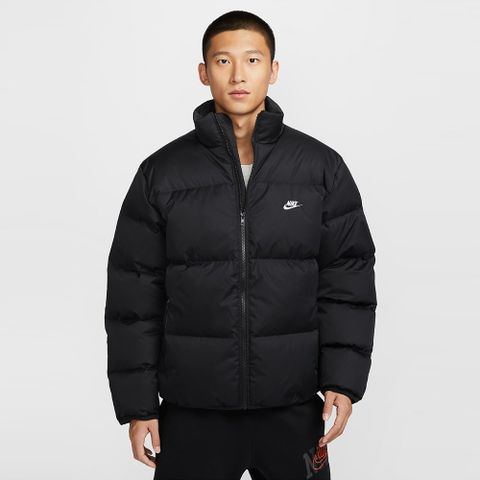 NIKE 耐吉 AS M NK CLUB TF PUFFER JKT DWN 男款 羽絨外套 保暖 寬鬆 黑色-FZ5029010