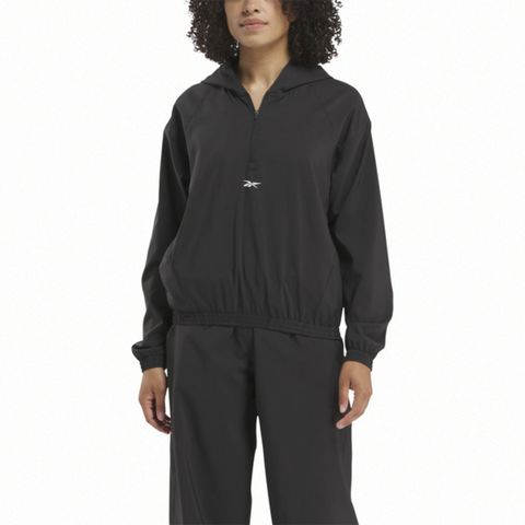 Reebok Id Train Woven Jacket [100205331] 女 外套/夾克 運動外套 防風 黑