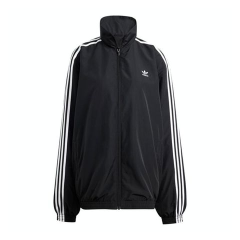 adidas Originals Adidas FB OS TT JD3392 女 立領外套 運動外套 寬鬆 休閒穿搭 黑白