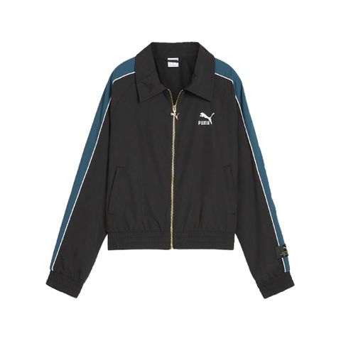 外套 PLAY.PARIS Jacket 女款 黑 藍 短版 網眼 教練外套 62911301