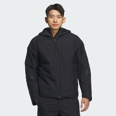 【ADIDAS】TH MH WV JKT 休閒外套 男 黑色-JZ8413