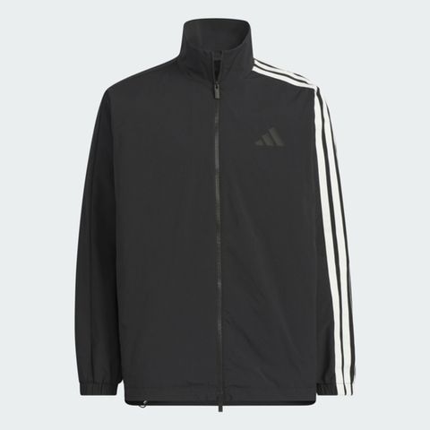 adidas 愛迪達 Adidas St 3st Wv Tt JL6091 男 立領外套 運動外套 休閒穿搭 黑 白 亞版