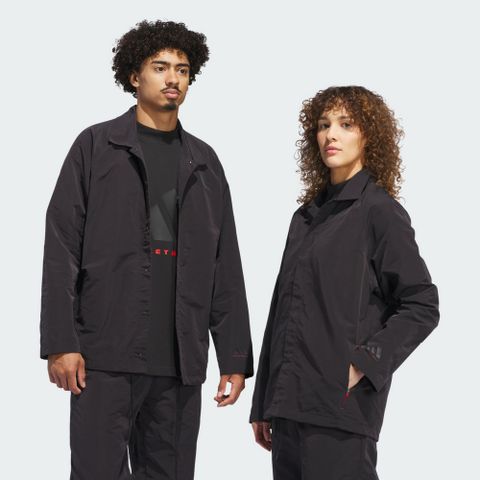 【ADIDAS】ADI BB JACKET 休閒外套 中 翻領 黑色-IW5641