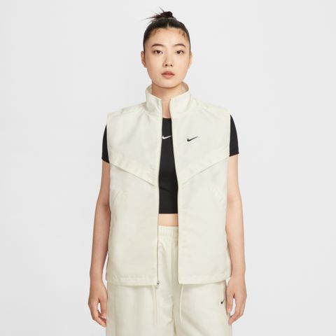 NIKE 背心外套 女 AS W NSW NK LIQ SHINE VEST HV2473133