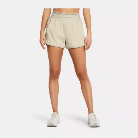 【UNDER ARMOUR】Journey Rib 短褲 女 若芽色-1382733-273