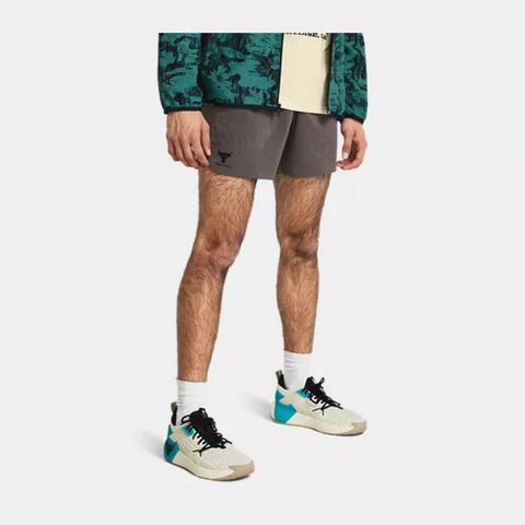 【UNDER ARMOUR】Pjt Rock Camp 短褲 男 灰色-1383214-176