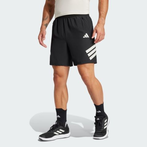 【ADIDAS】GYM+ 3S SHORT 短褲 男 黑色-JE5673