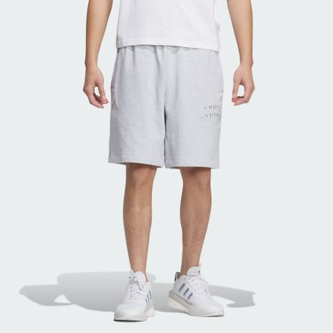 【ADIDAS】ASZ SWEAT SHO 短褲 男 灰色-JM2108