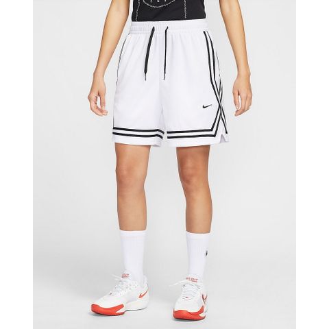 【NIKE】AS W NK DF CROSSOVER 7IN SHORT 女 短褲 運動褲 白色-FQ4545100