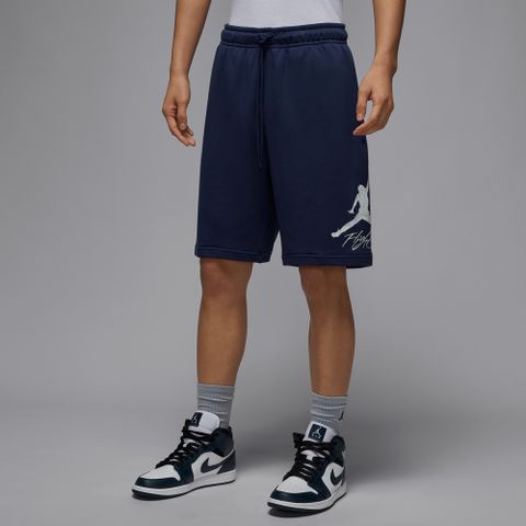 【NIKE】AS M J ESS FLC HBR 9” SHORT LB 男 短褲 喬丹 藍色-FV7310410