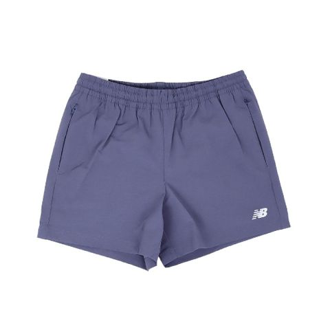 短褲 Athletics Stretch Woven 男款 藍紫 抽繩 5吋 運動褲 褲子 NB MS41517DRE