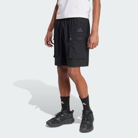 【ADIDAS】M CE Q2 PR C SH 短褲 男 黑色-JF3317