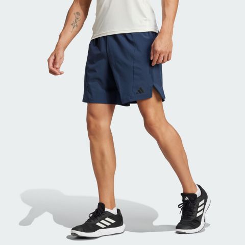 【ADIDAS】D4T SHORT 短褲 男 藍色-JI8137
