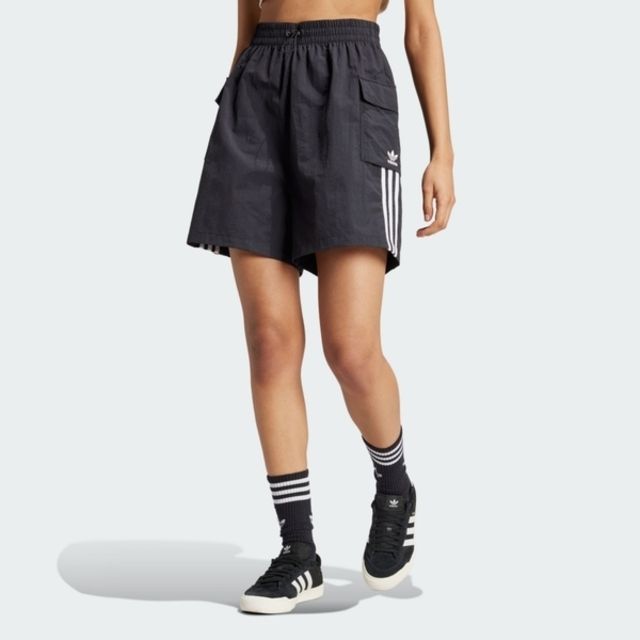 新品L Adidas 3S カーゴ ショート パンツ JH1077 adidas 愛迪達Adidas 3s Cargo Shorts JH1077 女短褲運動短褲