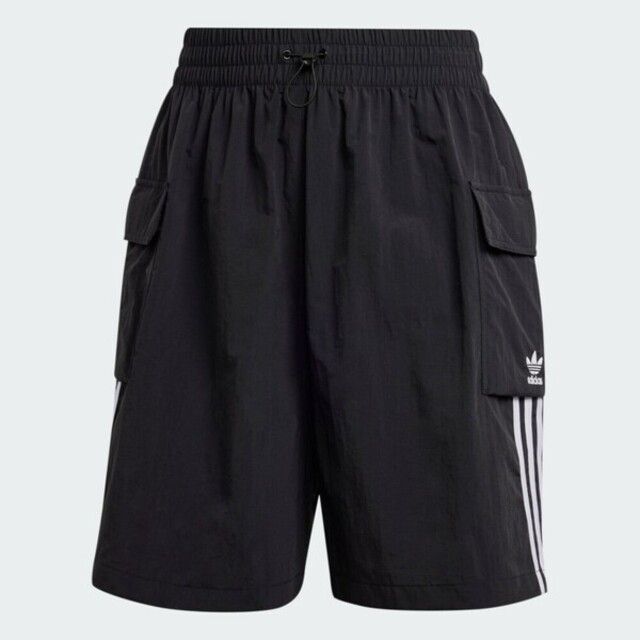新品L Adidas 3S カーゴ ショート パンツ JH1077 adidas 愛迪達Adidas 3s Cargo Shorts JH1077 女短褲運動短褲