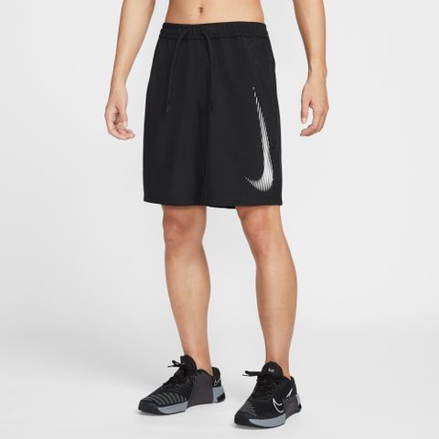 【NIKE】AS M NK DF FORM 9IN UL SHORT S 男 短褲 黑色-HJ4046010