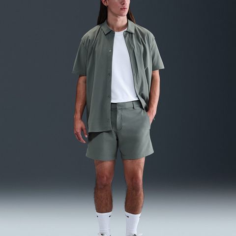【NIKE】AS M NK DF 24.7 PS 6IN SHORT 男 短褲 煙灰色-HQ6934084