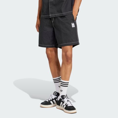 【ADIDAS】WAB  WORKWEAR 短褲 男 黑色-JP4491