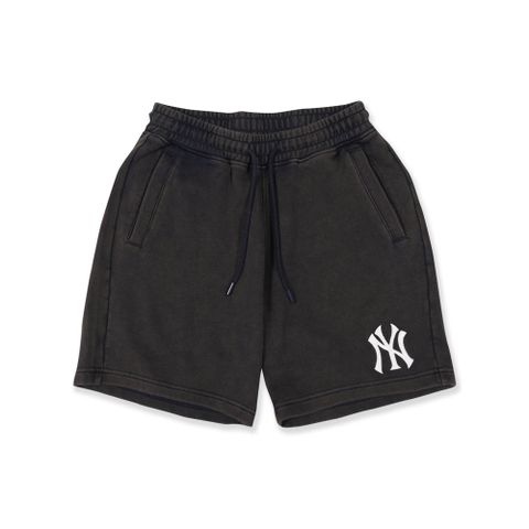 NEW ERA 男女款 針織短褲  BROKEN WORLD-ACID WASH 紐約洋基 海軍藍_NE13774294