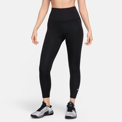 【NIKE】AS W NK ONE TF HR 7/8 TGHT 女 緊身長褲 九分褲 黑色-FB8613010
