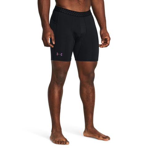 【UNDER ARMOUR】SmartForm Rush 2. 緊身短褲 男 黑色-1383317-001