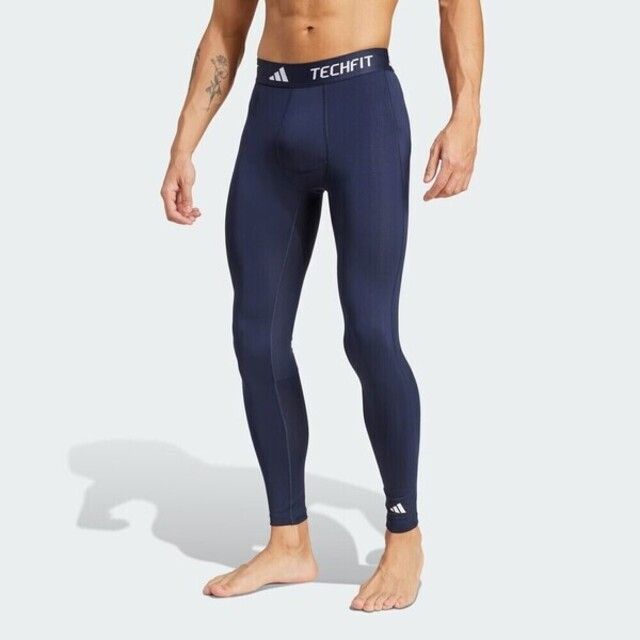 adidas 愛迪達 Adidas TF Base Tight IW5837 男 緊身褲 束褲 內搭 吸濕排汗 深藍