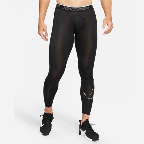 NIKE 男 緊身 長褲-DRI-FIT