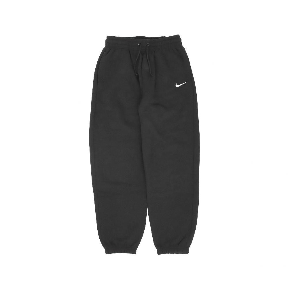 NIKE 耐吉 長褲 NSW Phoenix Fleece 女款 黑 內刷毛 抽繩 寬鬆 棉褲 褲子 FZ5997-010