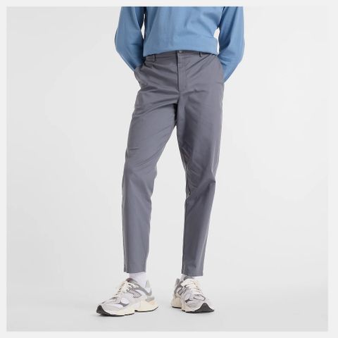 【New Balance】男 錐形長褲_AMP43554GT-F