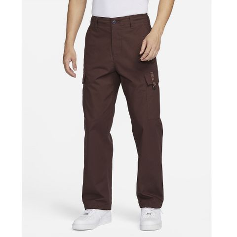 【NIKE】AS M NK NAI-KE CARGO PANT 男 長褲 防潑水 咖啡色-FV4034227