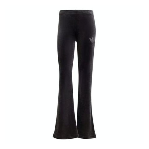 Adidas Bling Flares IY5468 女 喇叭褲 長褲 運動長褲 休閒長褲 水鑽 絲絨 黑