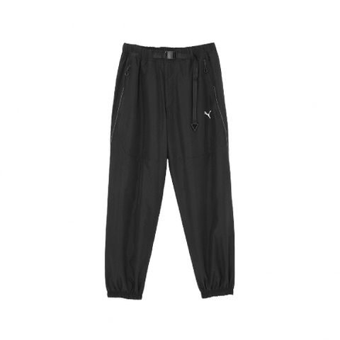 PUMA 彪馬 長褲 Tech TB Pants 男款 黑 白 寬鬆 腰帶 機能 束口 褲子 62973401