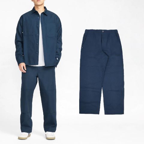 長褲 SB Double Knee Pants 男款 藍 直筒 休閒 多口袋 褲子 FV7350-478